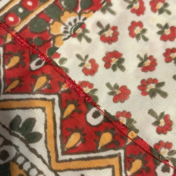 Vintage 1970s Boho Peasant Dresss - Picture 11 of 15